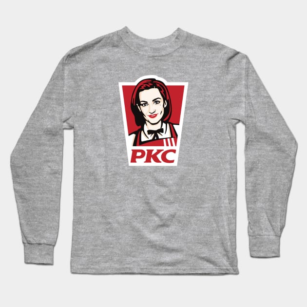 Chicken Kicker Long Sleeve T-Shirt by Ratscape